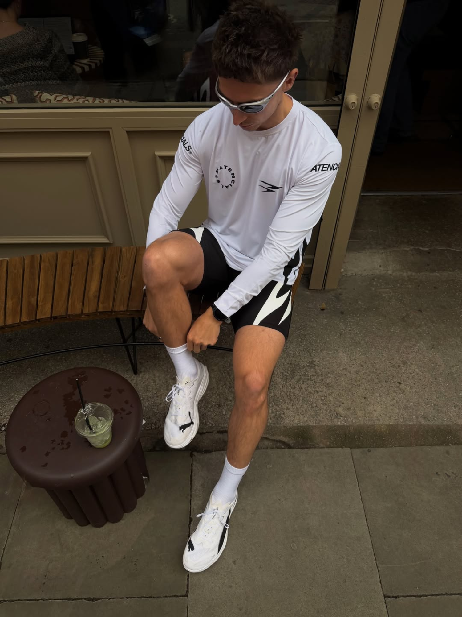Running Long Sleeve White