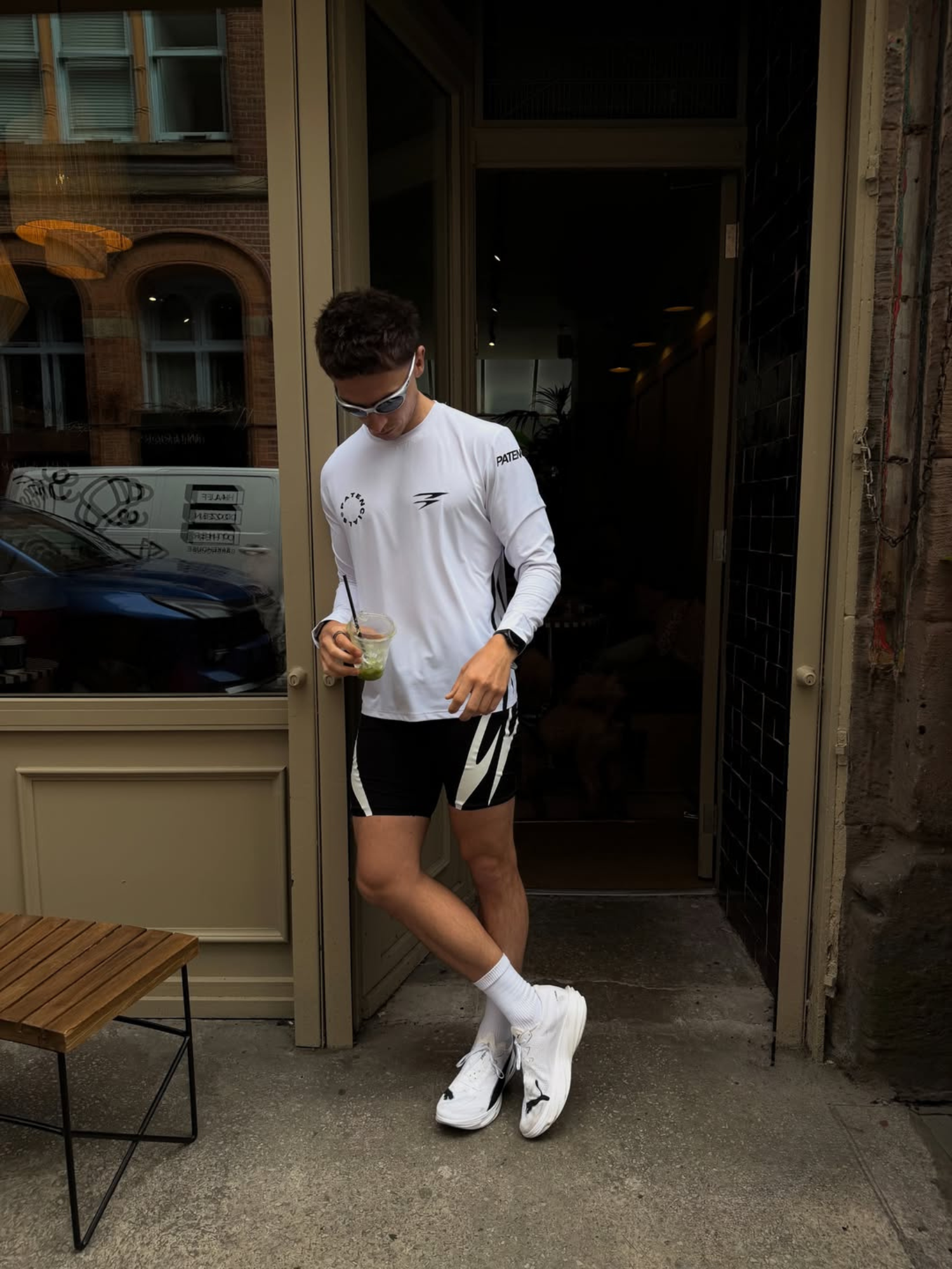 Running Long Sleeve White