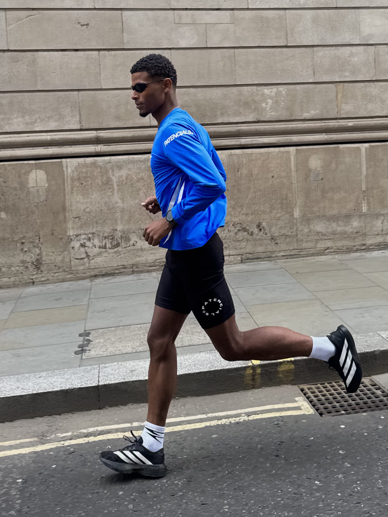 Running Long Sleeve Blue
