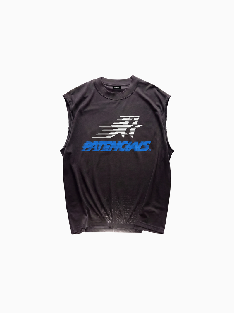 Athletic Star Cut-off Gray