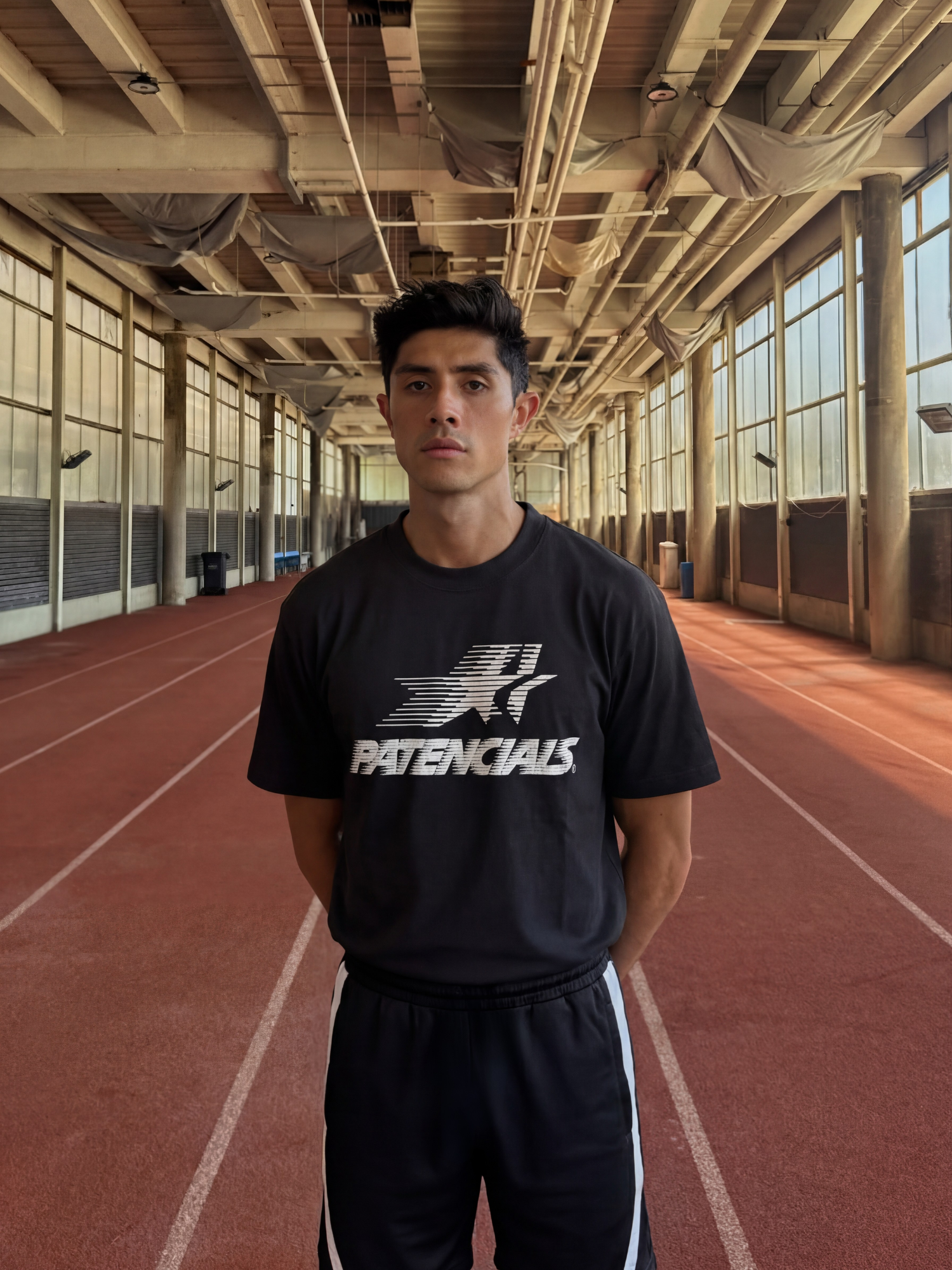 Athletic Star Training Tee Black