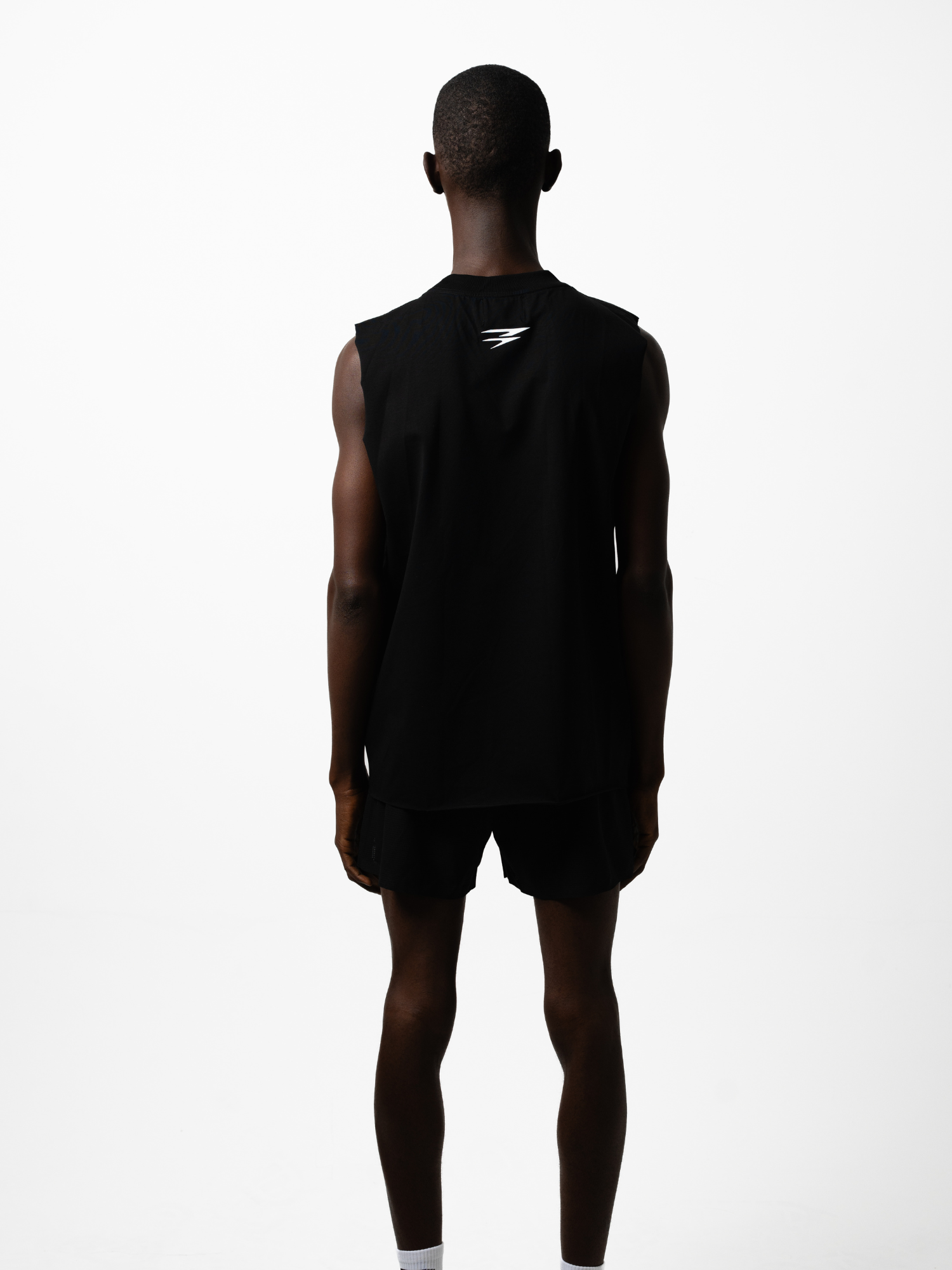 Athletic Star Cut-Off Black