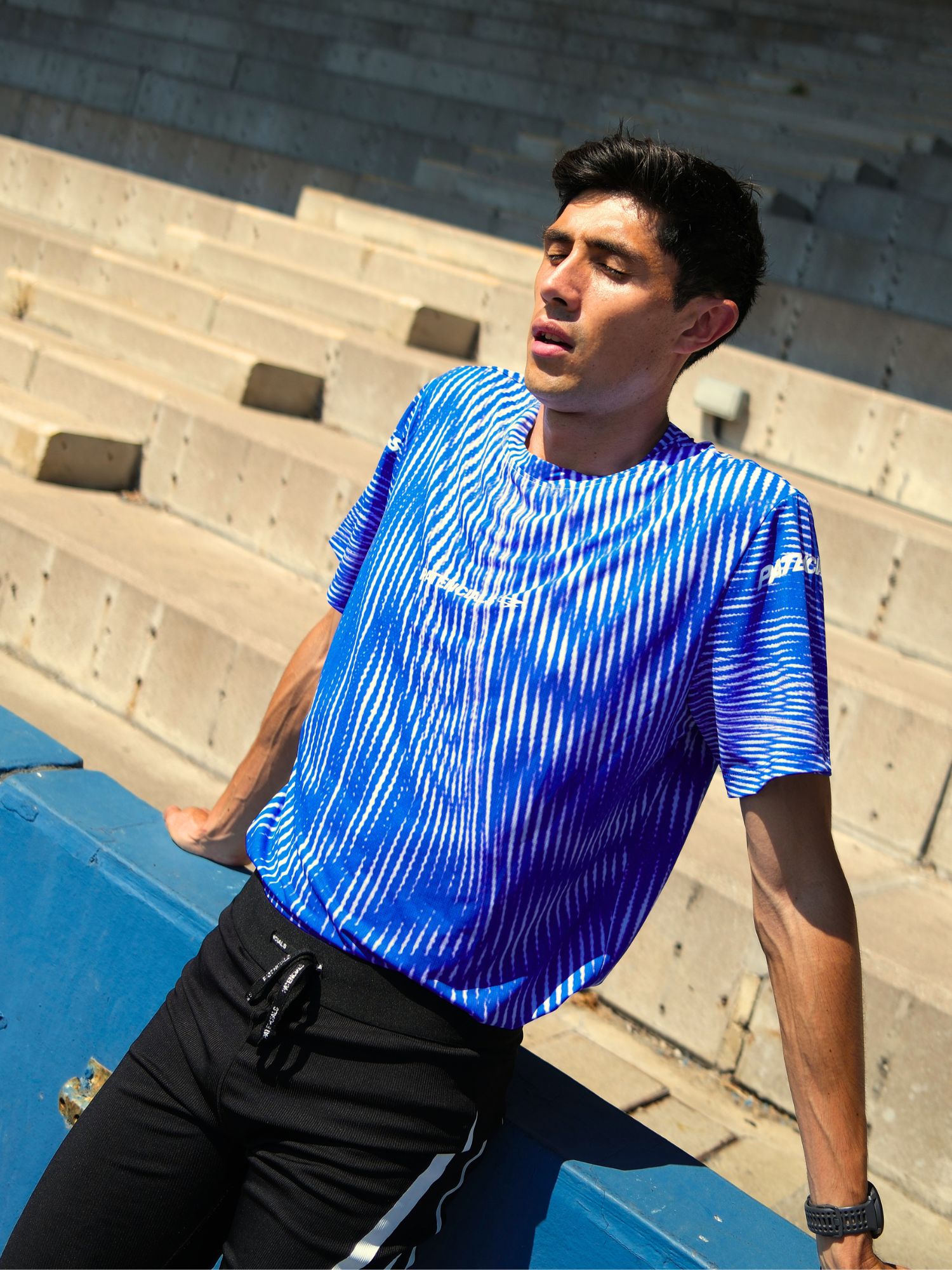 Performance Running Tee Blue