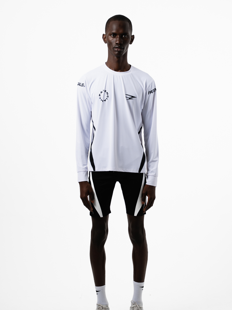 Running Long Sleeve White