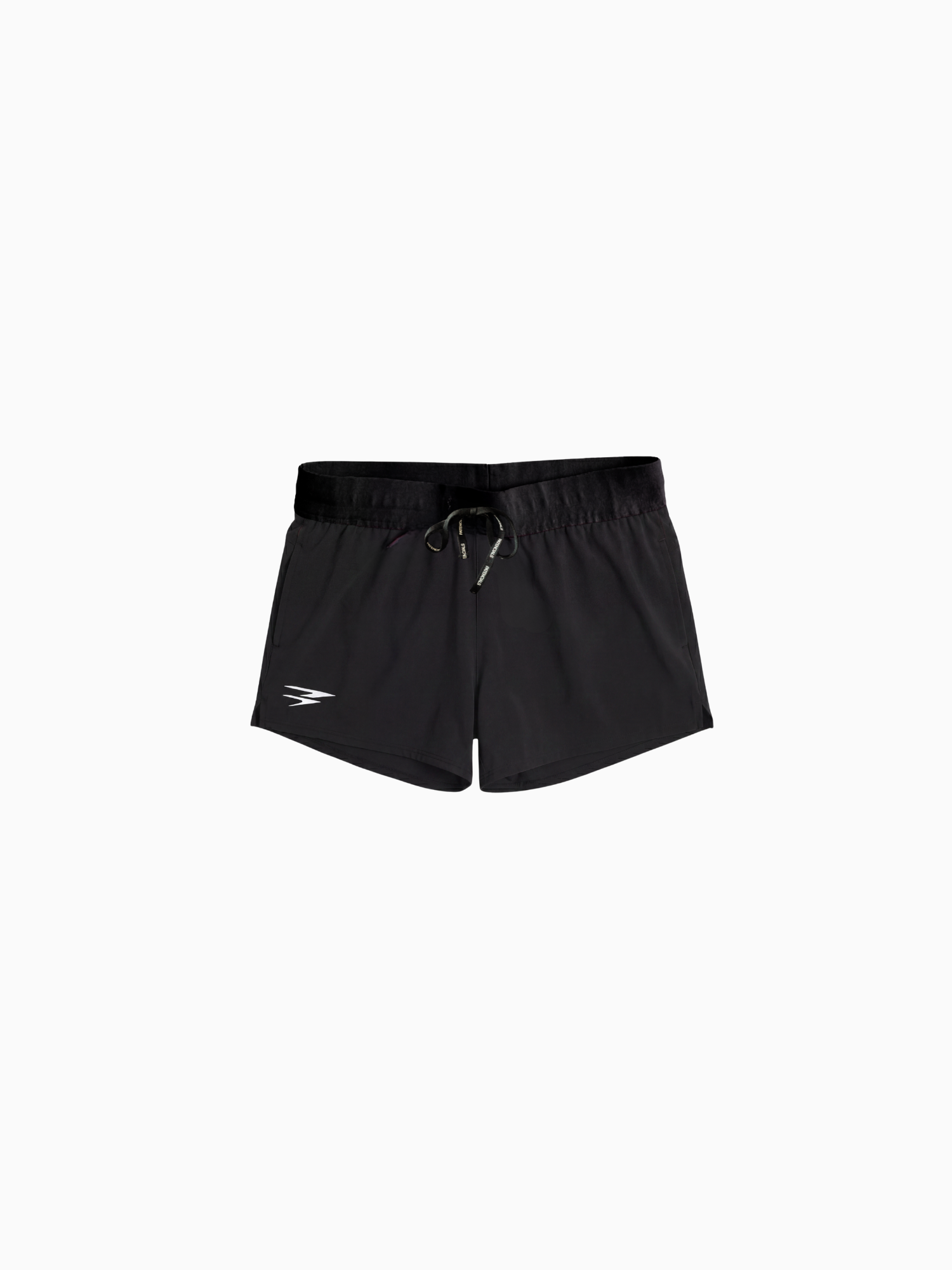 '3 Inch Split Shorts Black