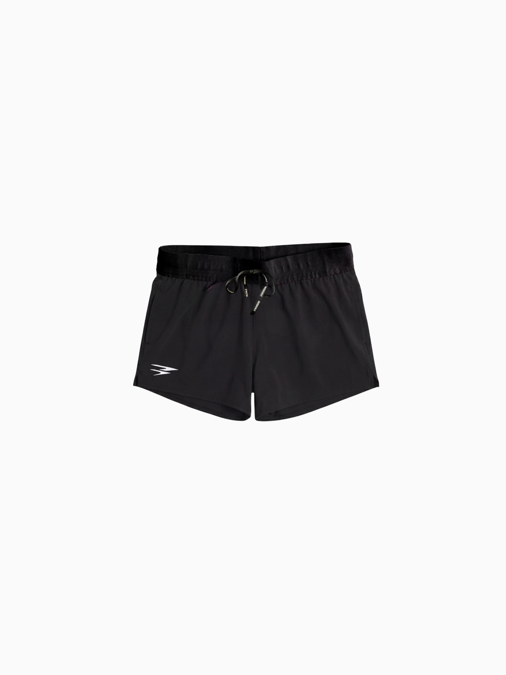 '3 Inch Split Shorts Black