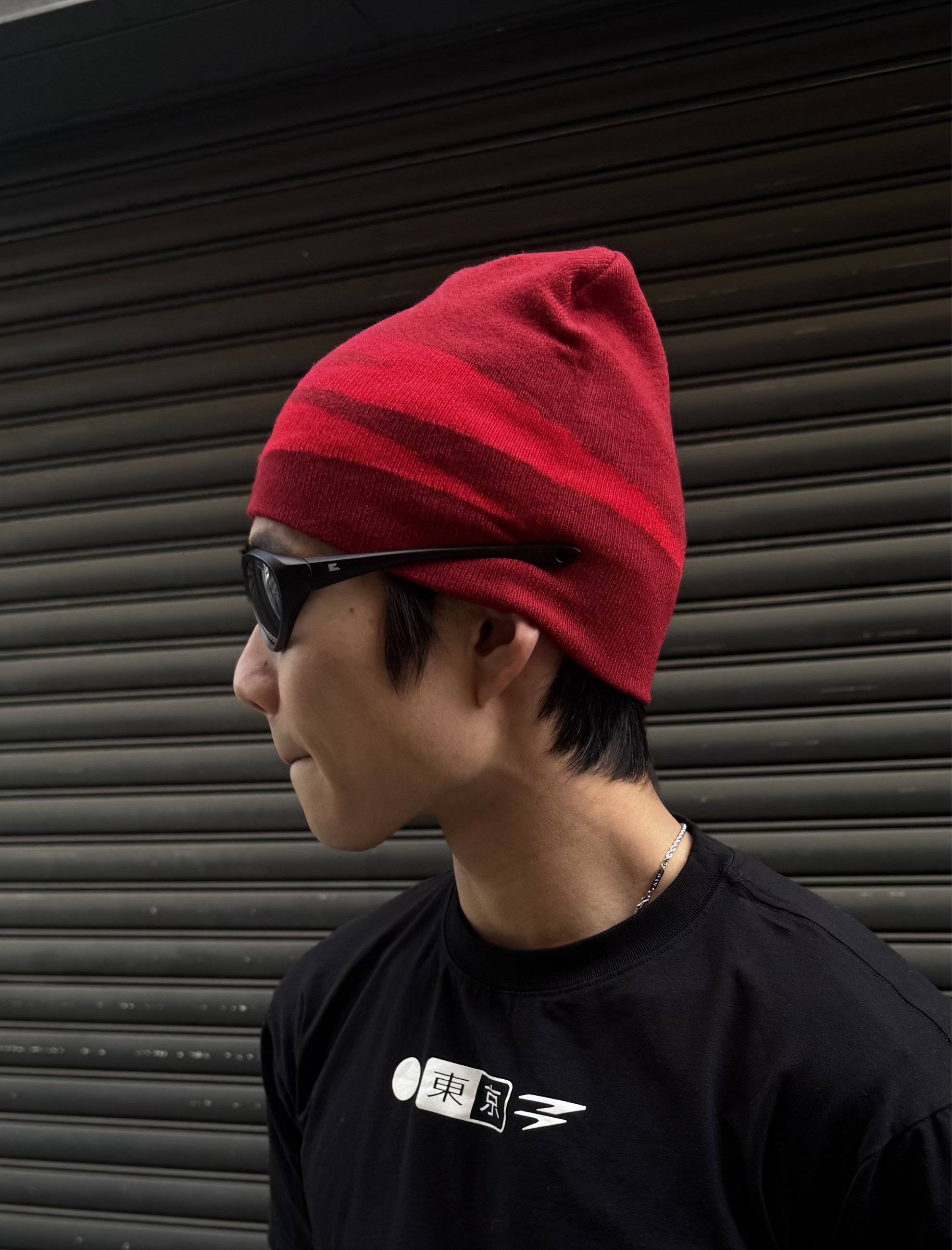 Acrylic Beanie Red
