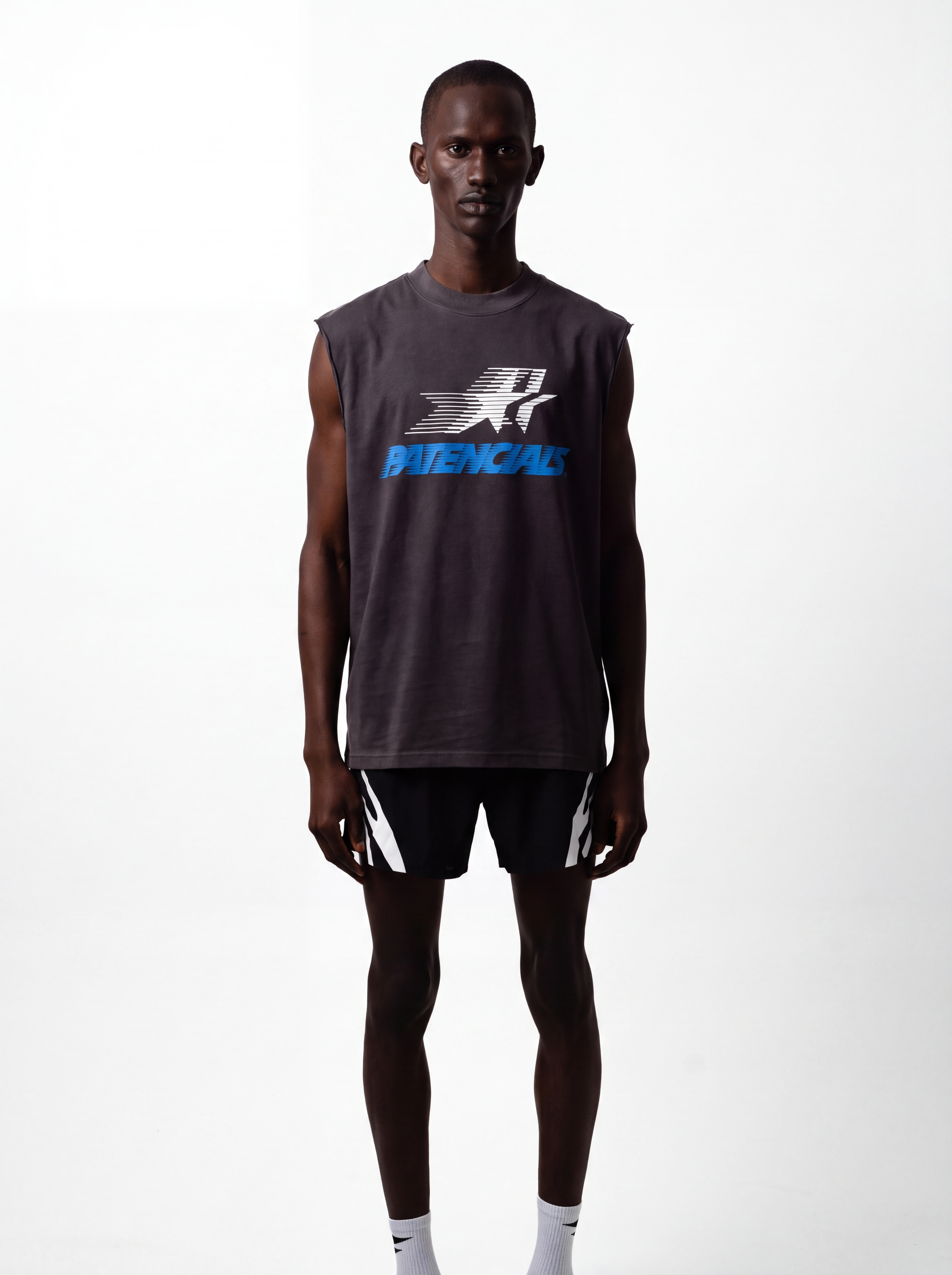 Athletic Star Cut-off Gray