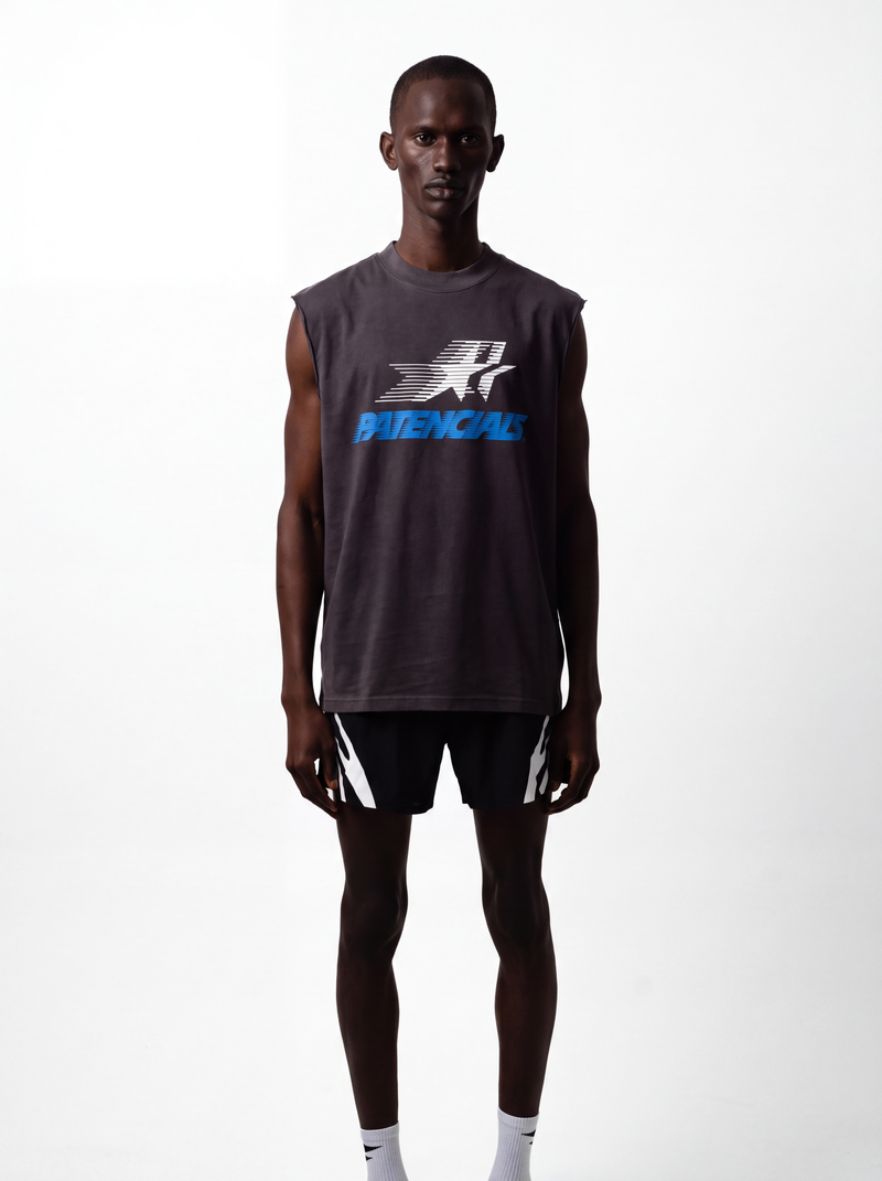 Athletic Star Cut-off Gray